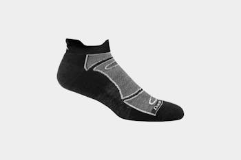 Darn Tough Run No Show Tab Cushioned Ultra-Lightweight Running Socks
