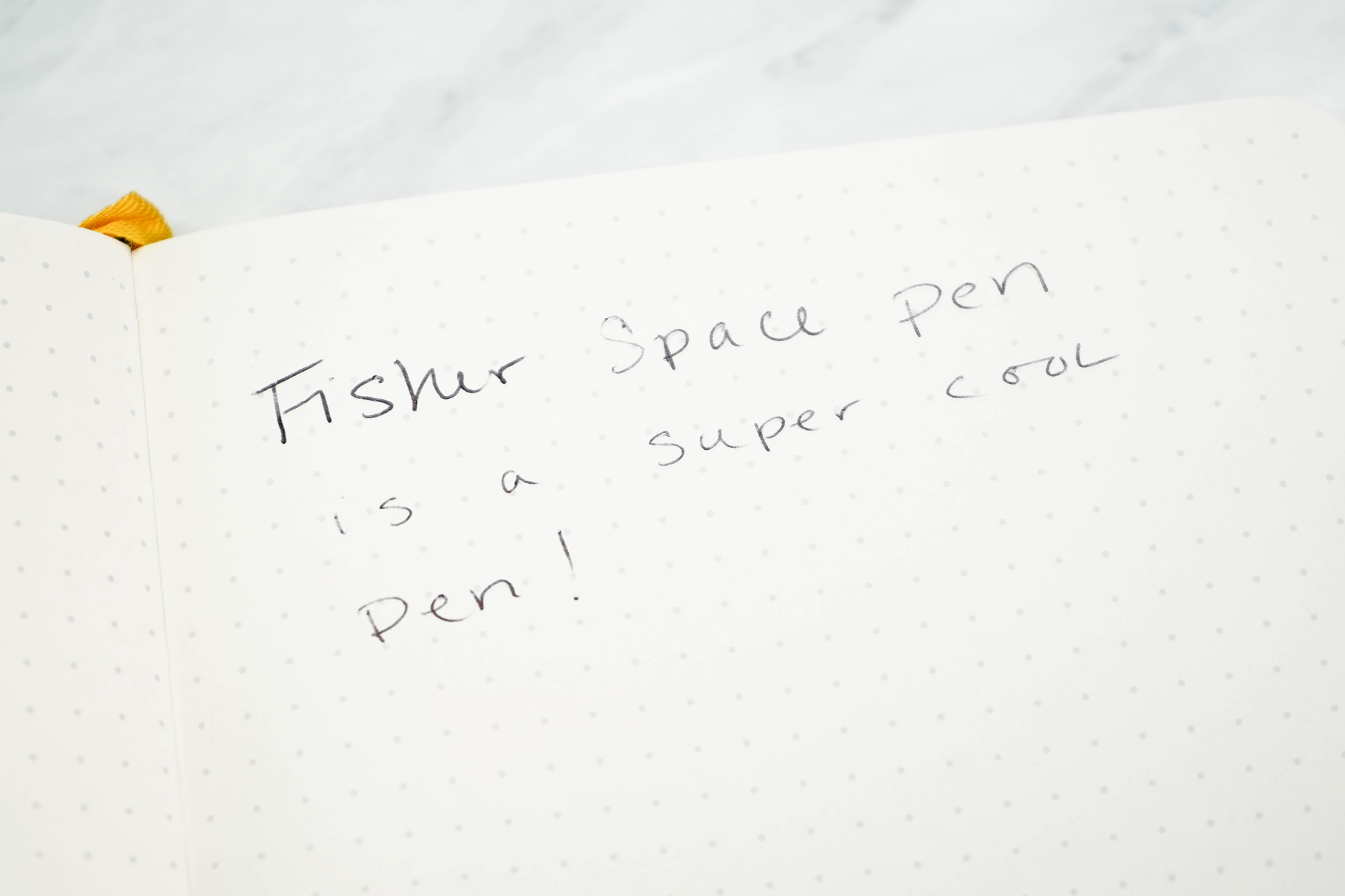 Fisher Backpacker Space Pen Writing