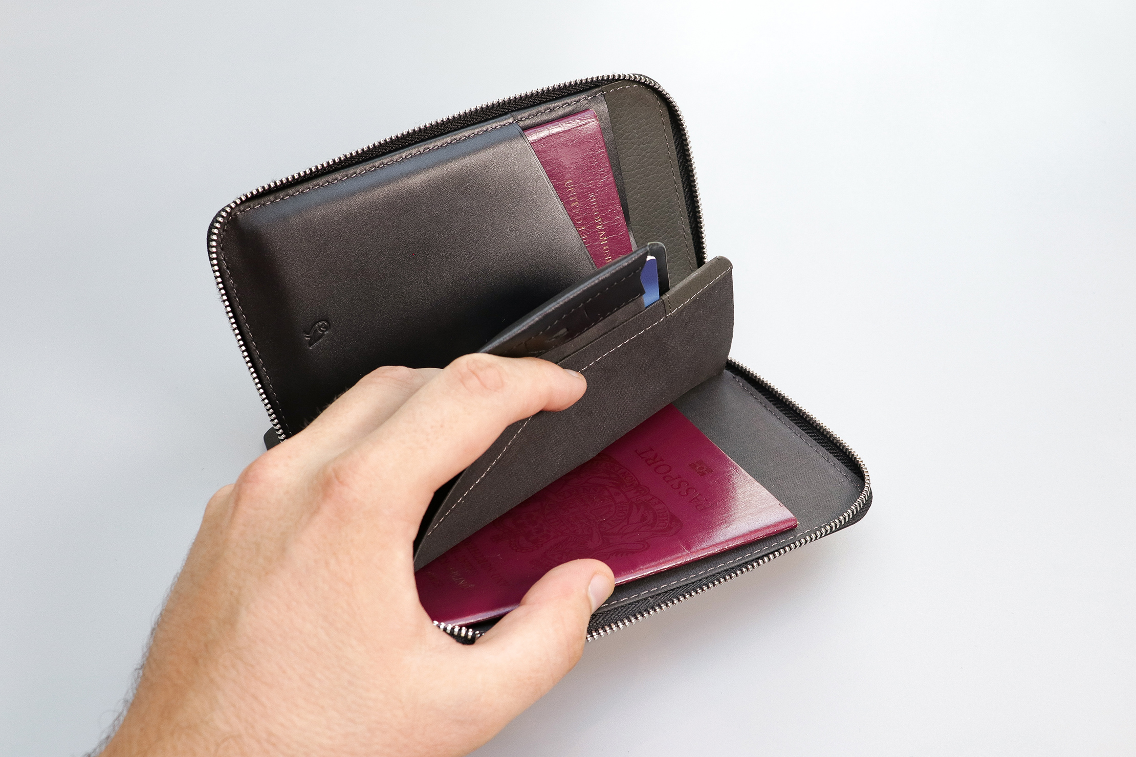 Bellroy Travel Folio With A Passport In The Back Compartment