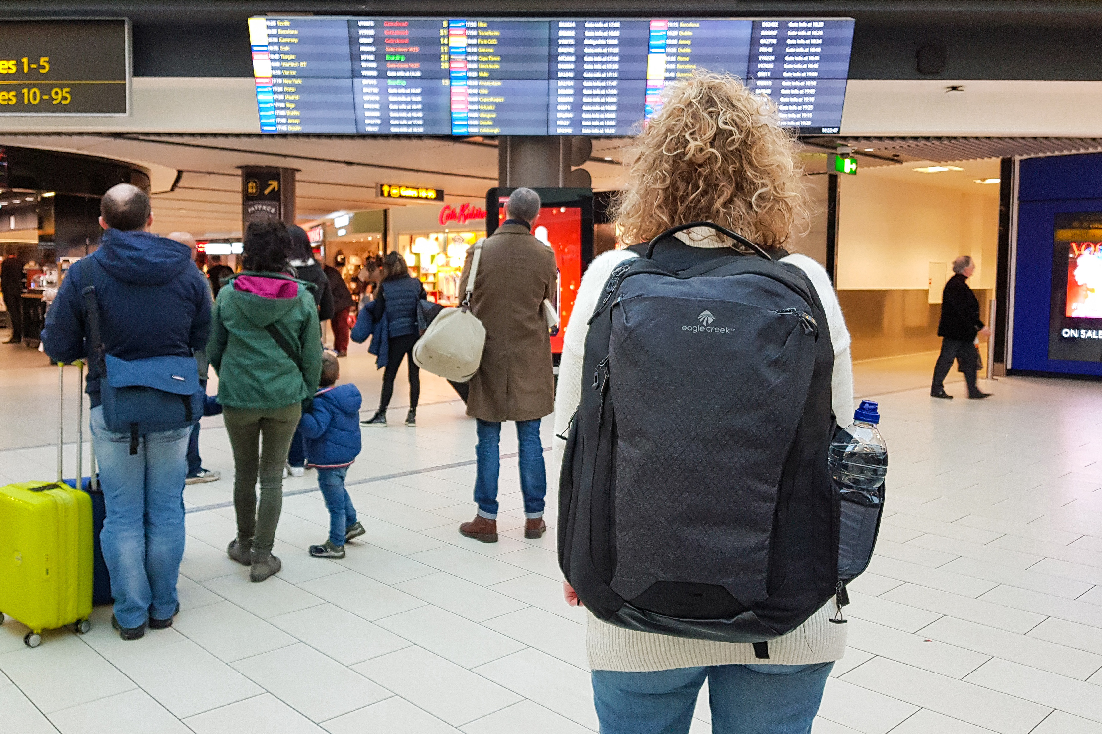 Eagle Creek Wayfinder Backpack 40L At Gatwick Airport, London