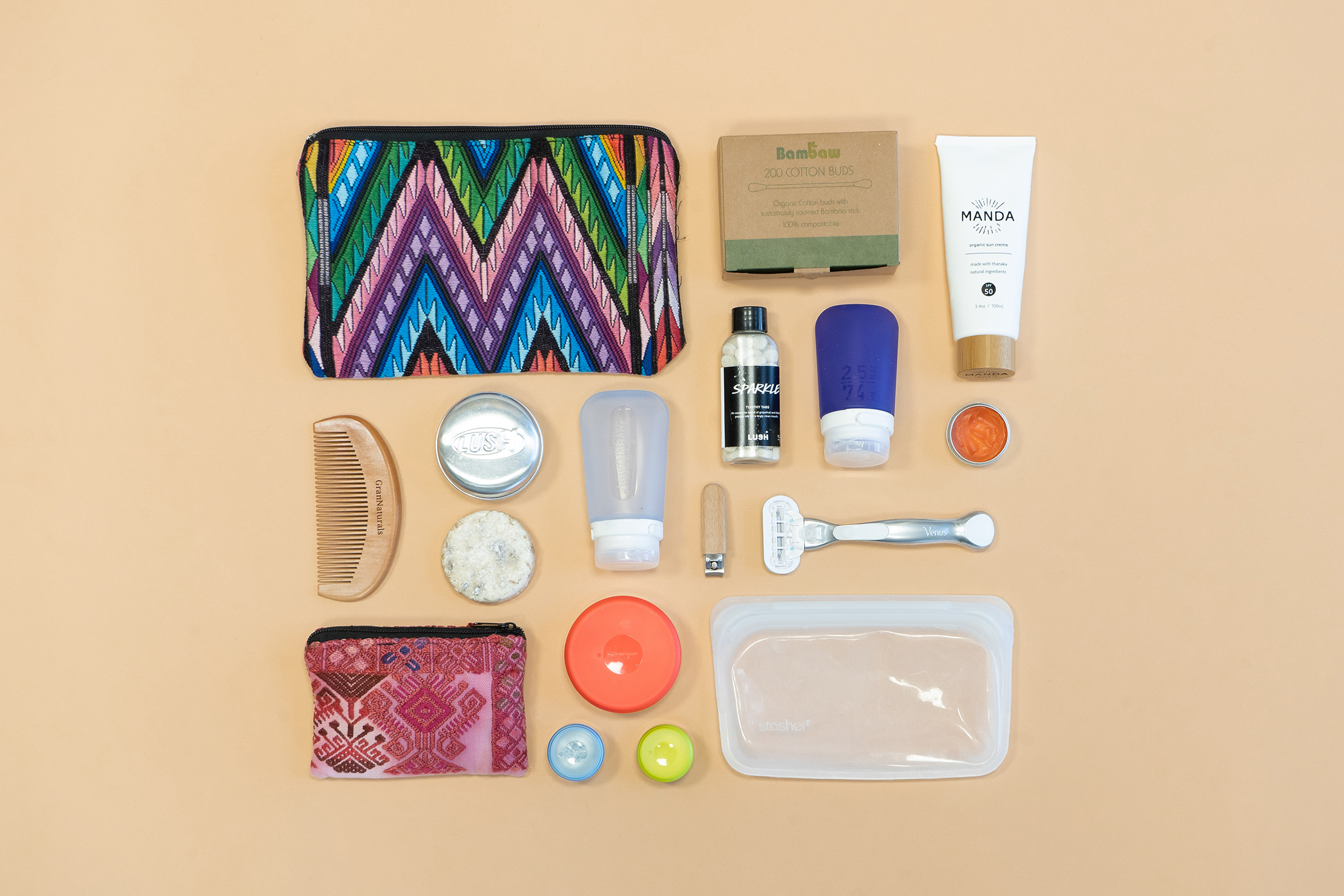 Earth Friendly Sustainable Packing List Toiletries & Personal Care