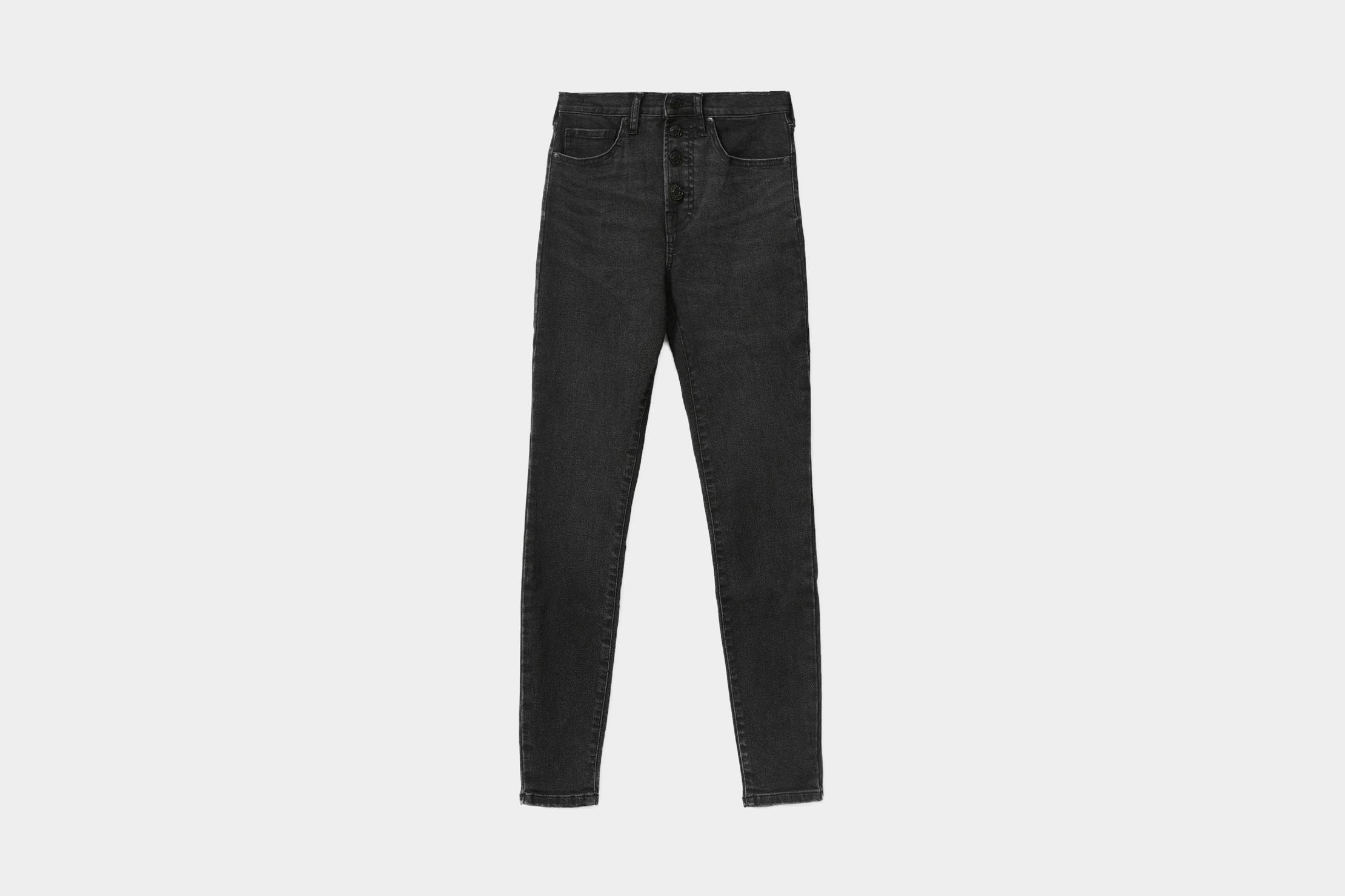 everlane authentic stretch high rise skinny