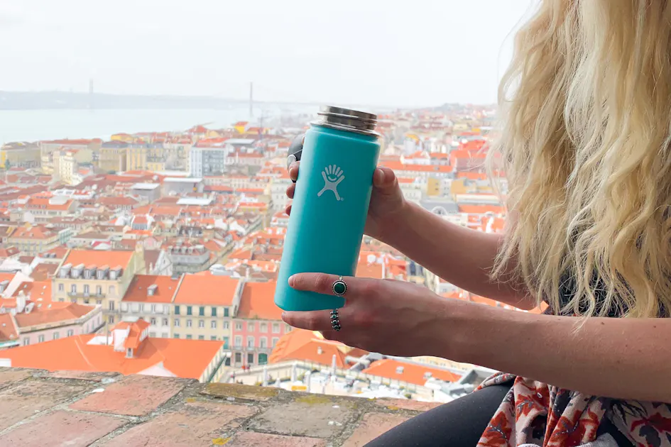 32oz wide mouth with straw lid hydro flask Hydro Flask® 32oz Wide Mouth Flex Straw Cap Water Bottle main image 1
