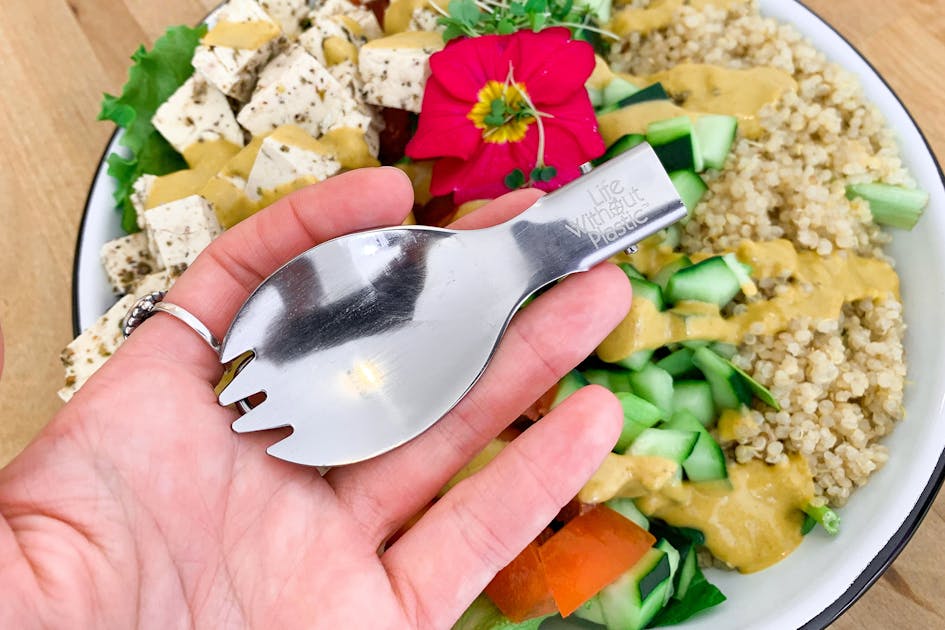 Life Without Plastic Stainless Steel Spork Review Pack Hacker