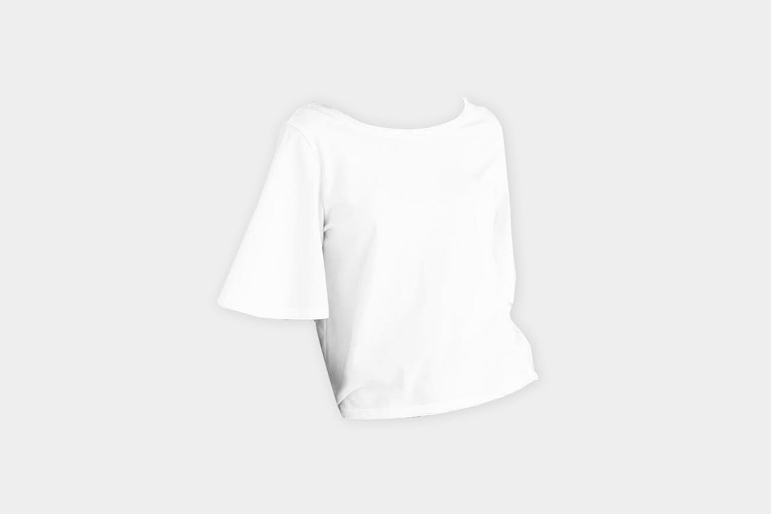 VETTA The Cropped Flutter Tee