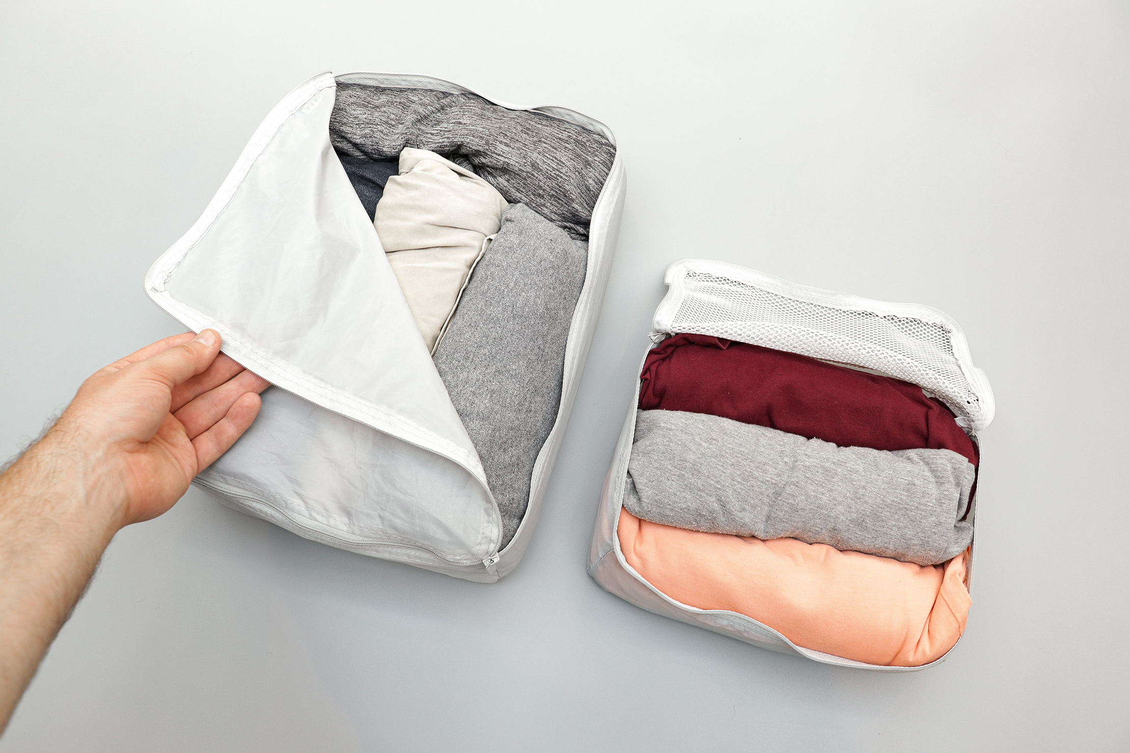 IKEA FORFINA Packing Cubes With Clothes