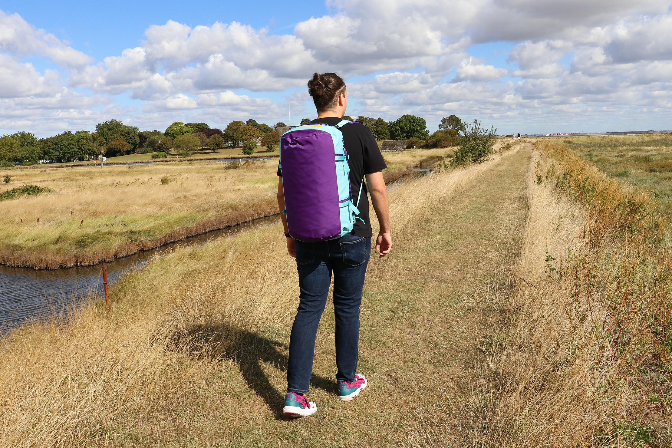 Wearing The North Face Base Camp Duffel As A Backpack In Essex England