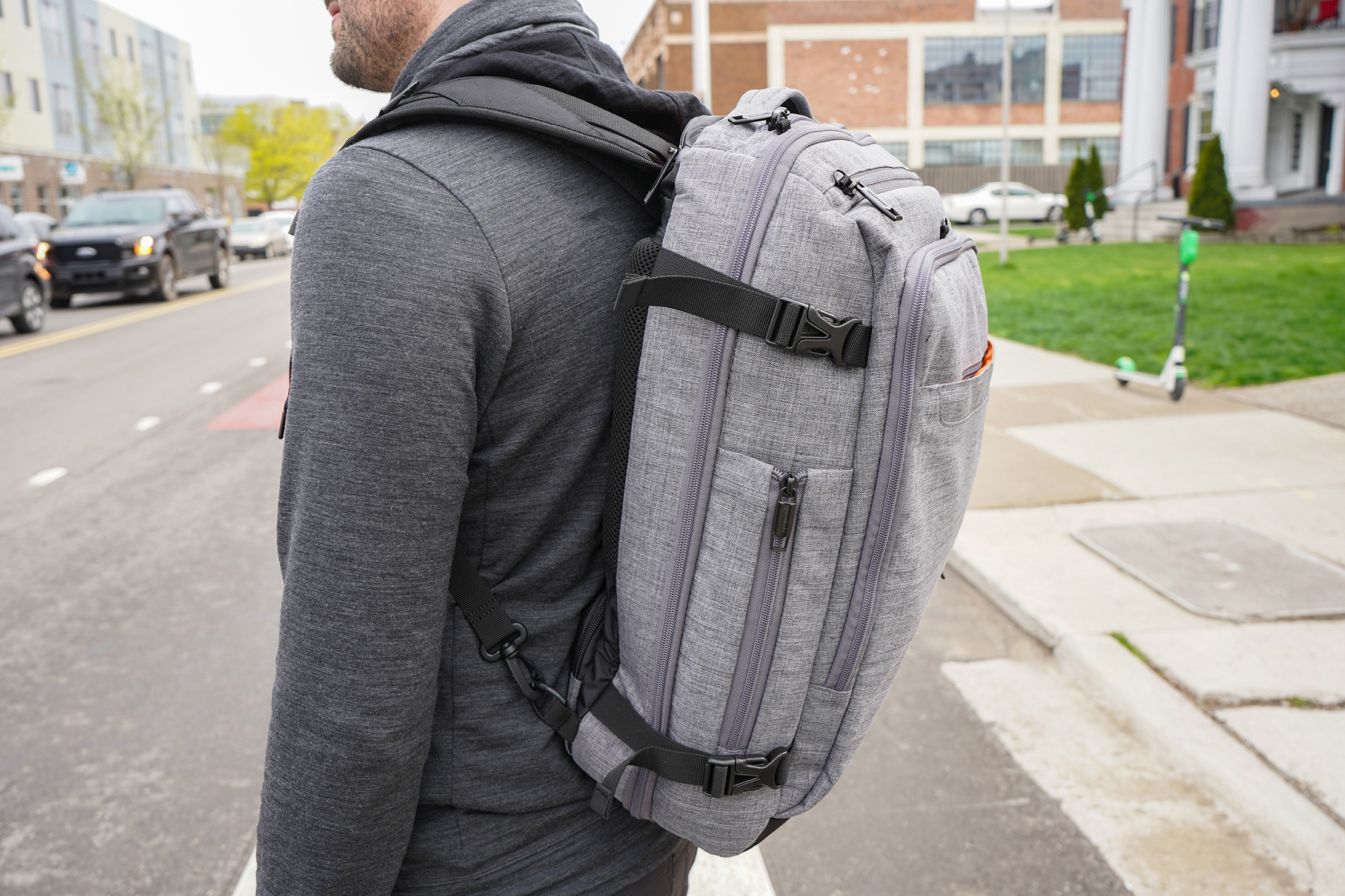 AmazonBasics Slim Travel Backpack Weekender Review Pack Hacker