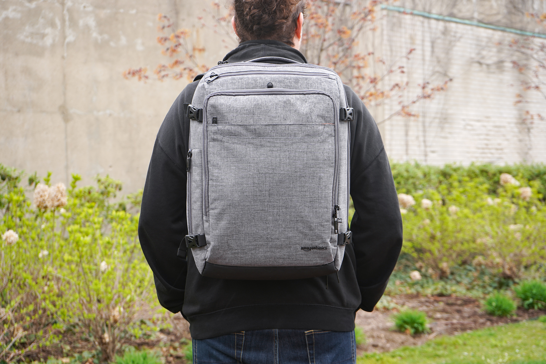 AmazonBasics Slim Travel Backpack Weekender Review Pack Hacker