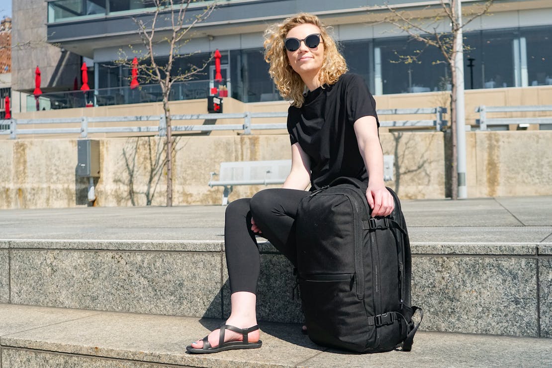 Rebecca With The Aer Travel Pack 2 In Detroit, Michigan