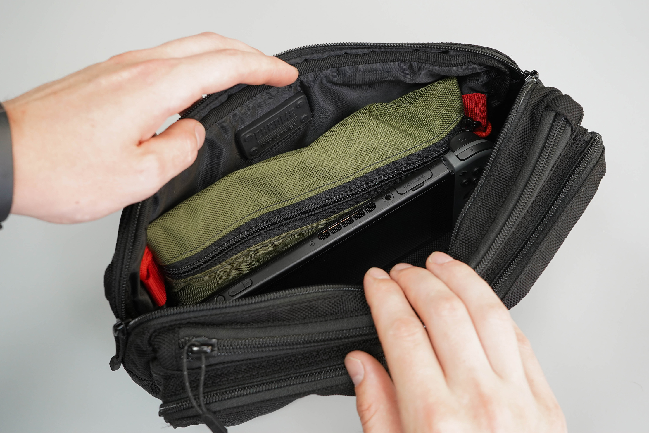 Chrome MXD Notch Sling Bag Back Pocket