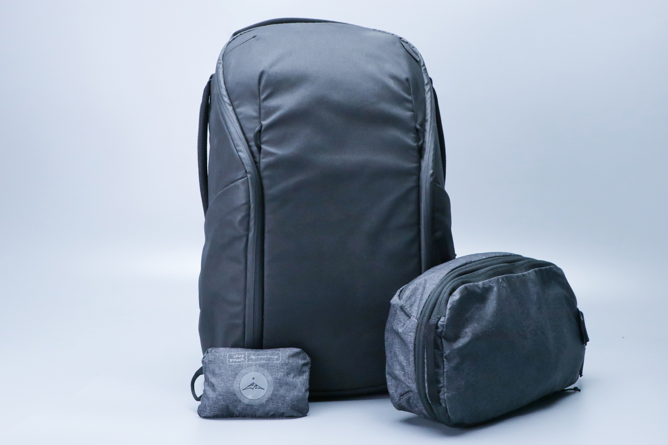 Peak Design Shoe Pouch with Peak Design Travel Backpack