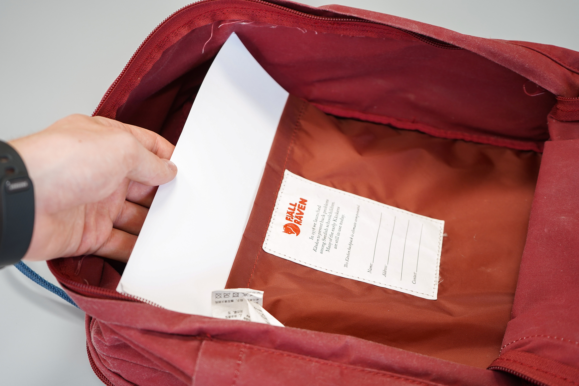 Fjallraven Kanken 13" Laptop Backpack Document Sleeve