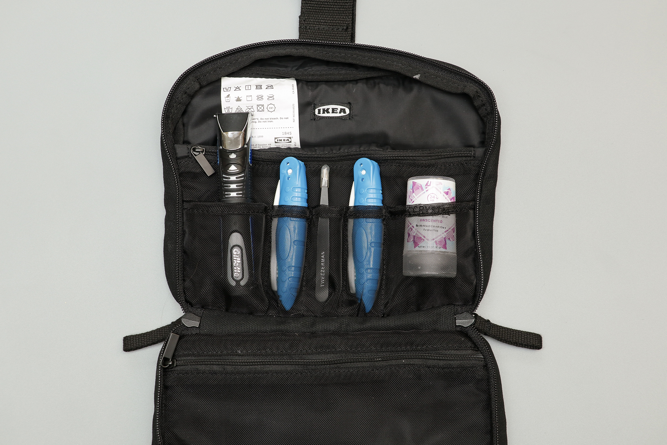 IKEA FORFINA Toiletry Bag Review budget gear Pack Hacker