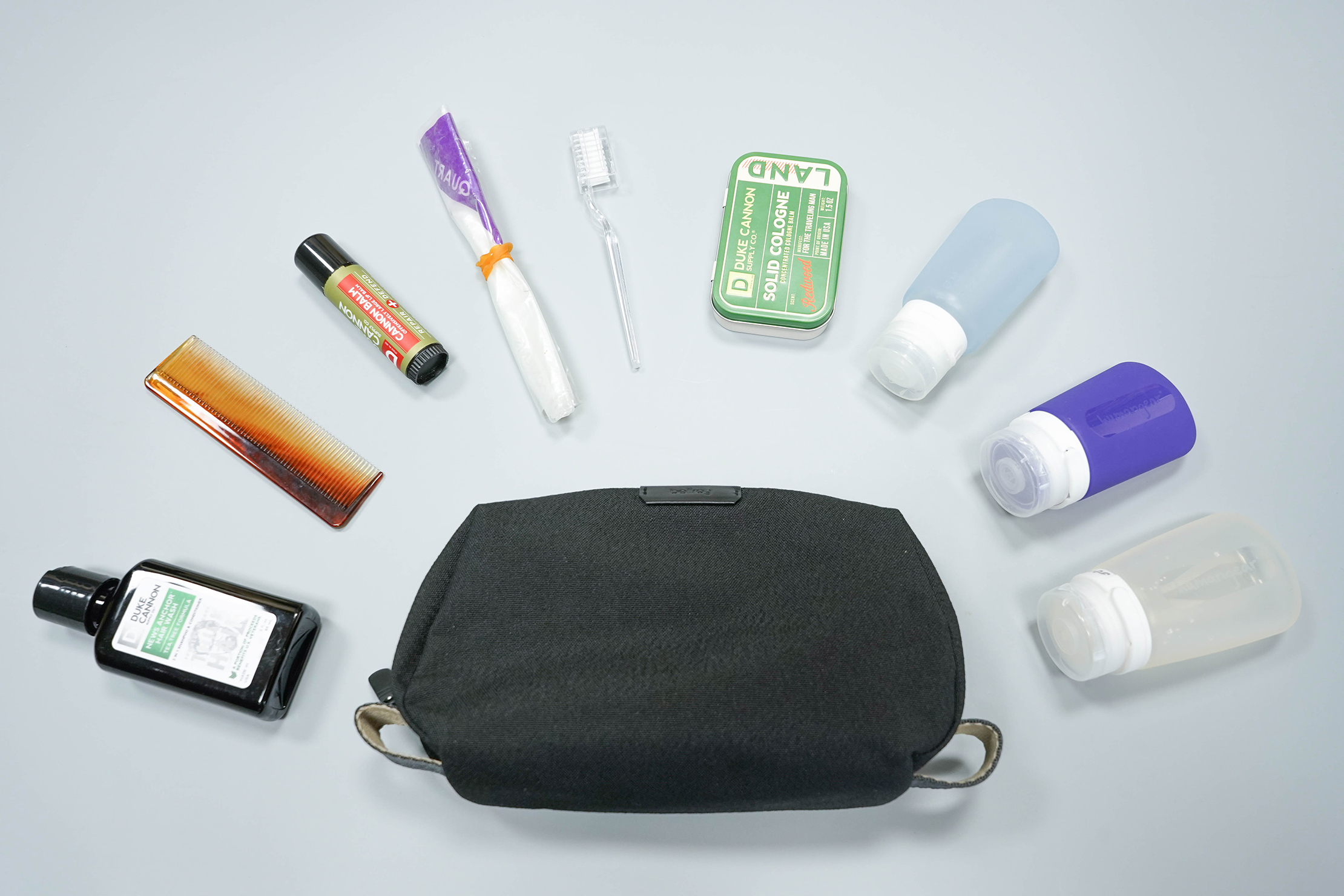 Bellroy Dopp Kit Flat Lay