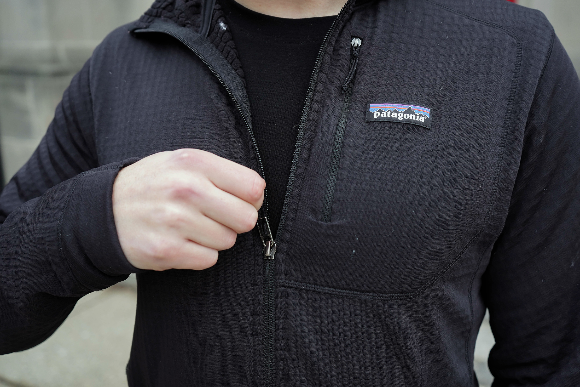 patagonia men's fleece full zip