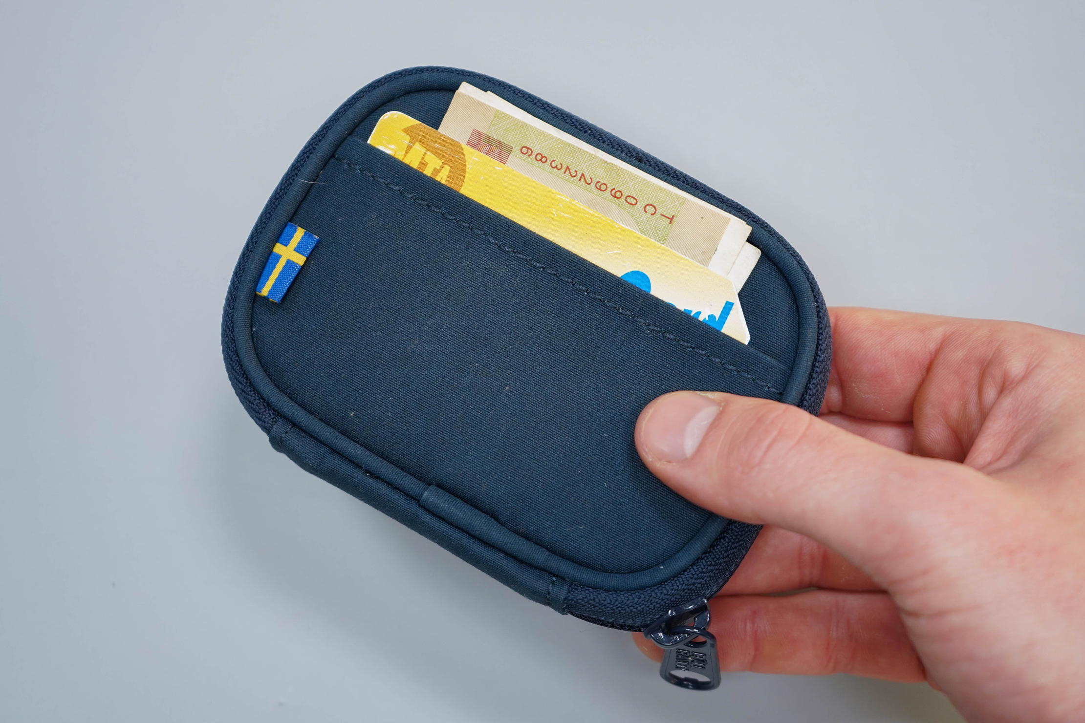 Fjallraven - Zip Card Holder, Navy