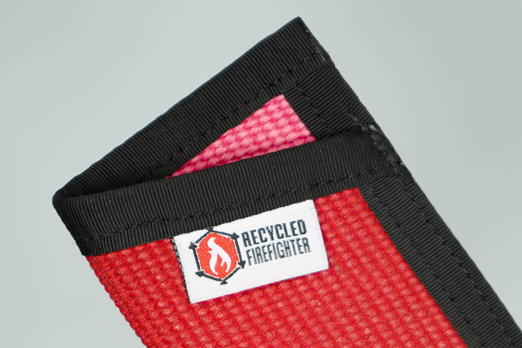 Recycled Firefighter The Fire Hose Sergeant Wallet Logo