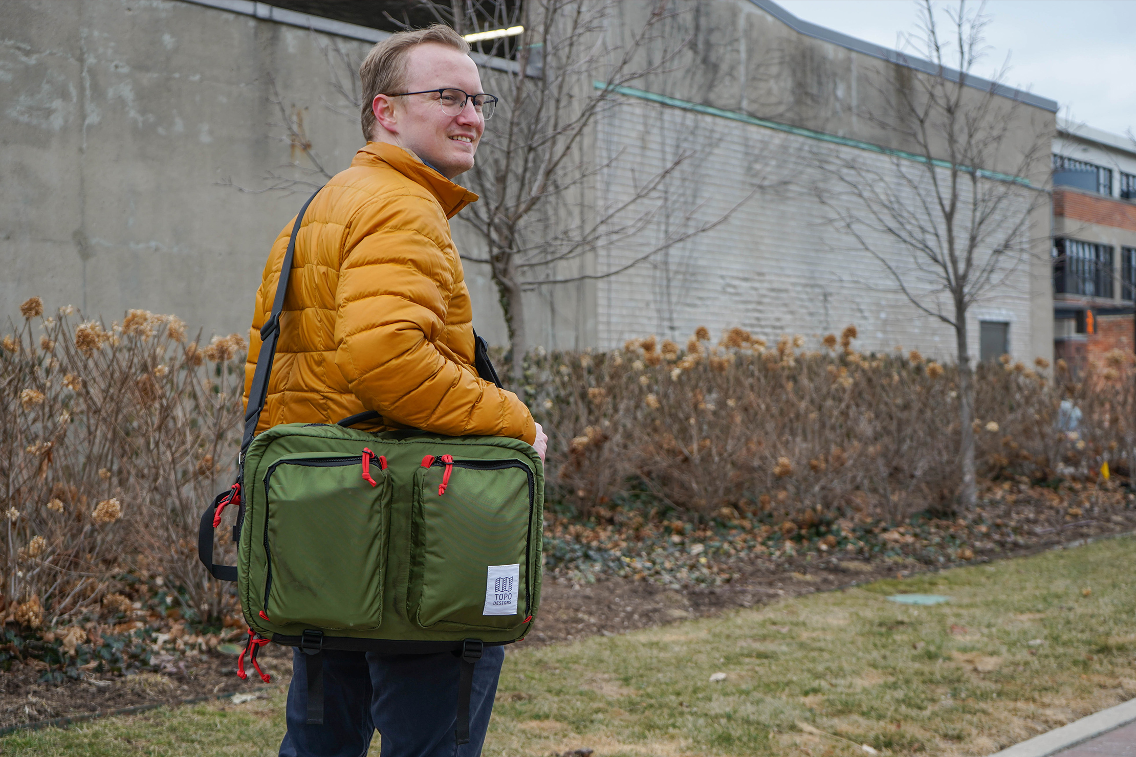 Topo Designs Global Briefcase 3-Day Messenger Carry