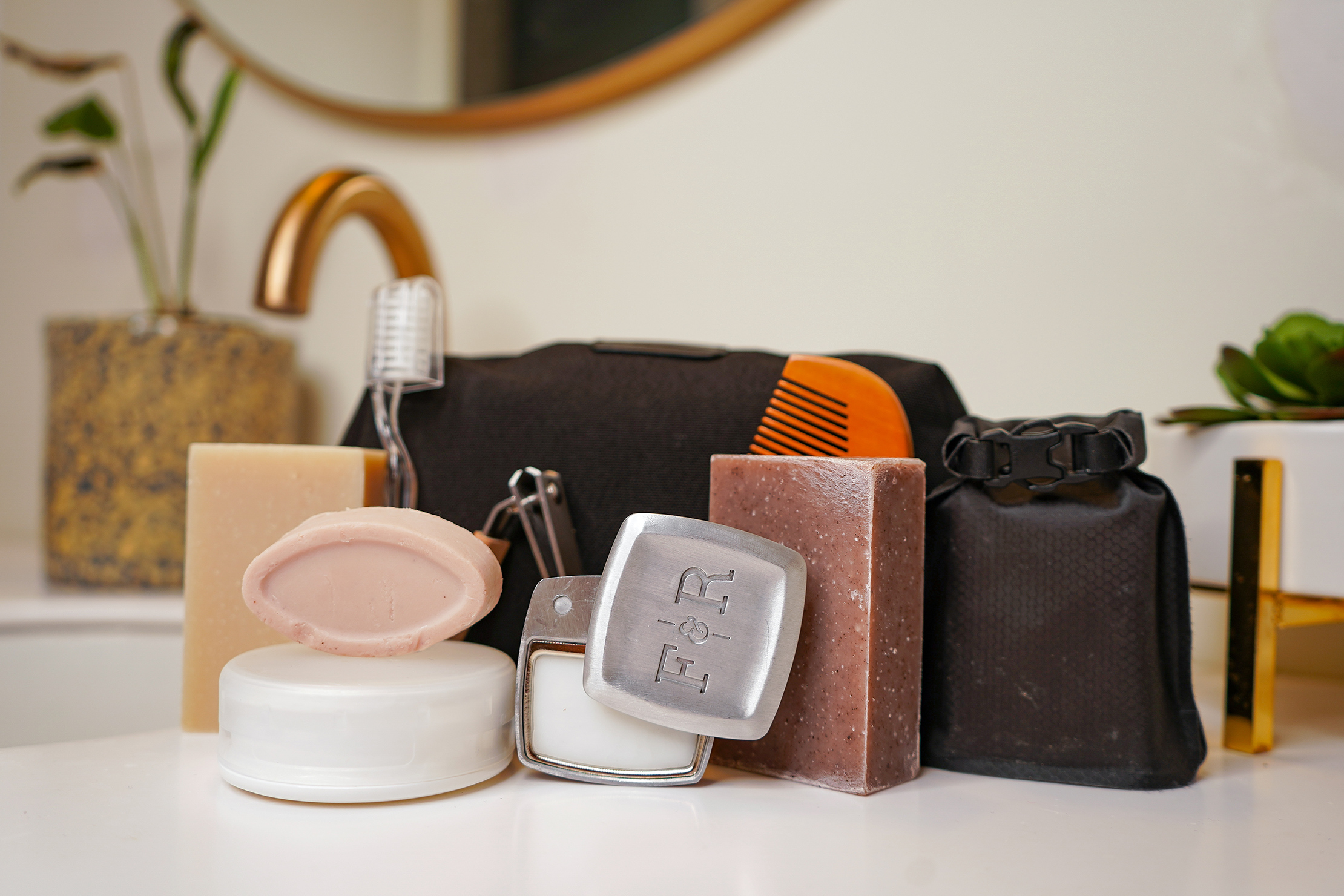 Minimize your toiletries to fun-sized so they're easier to pack -  Lessification