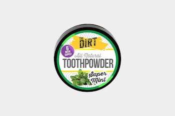 The Dirt Super Mint Trace Mineral Tooth Brushing Powder