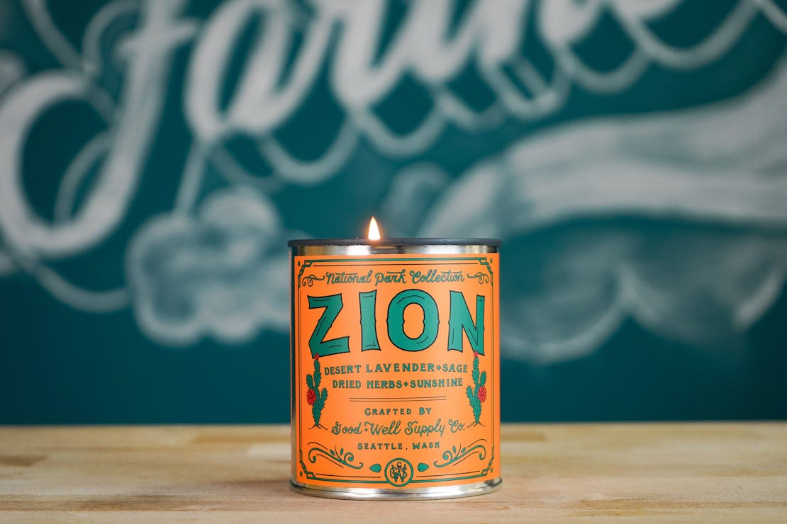 Good + Well Supply Co. Zion National Park Candle Pack Hacker