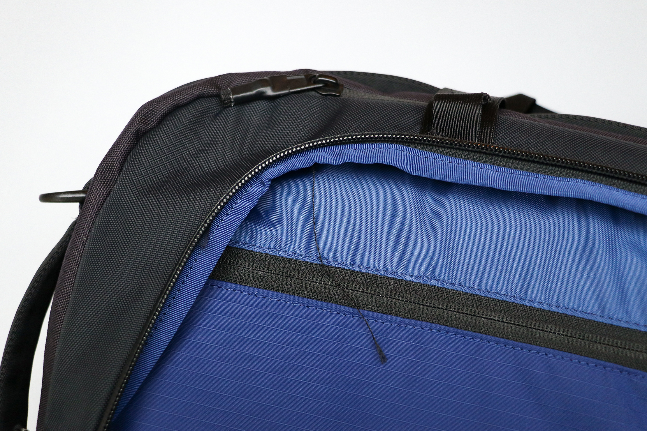 Timbuk2 Never Check Backpack Duffel Stitching