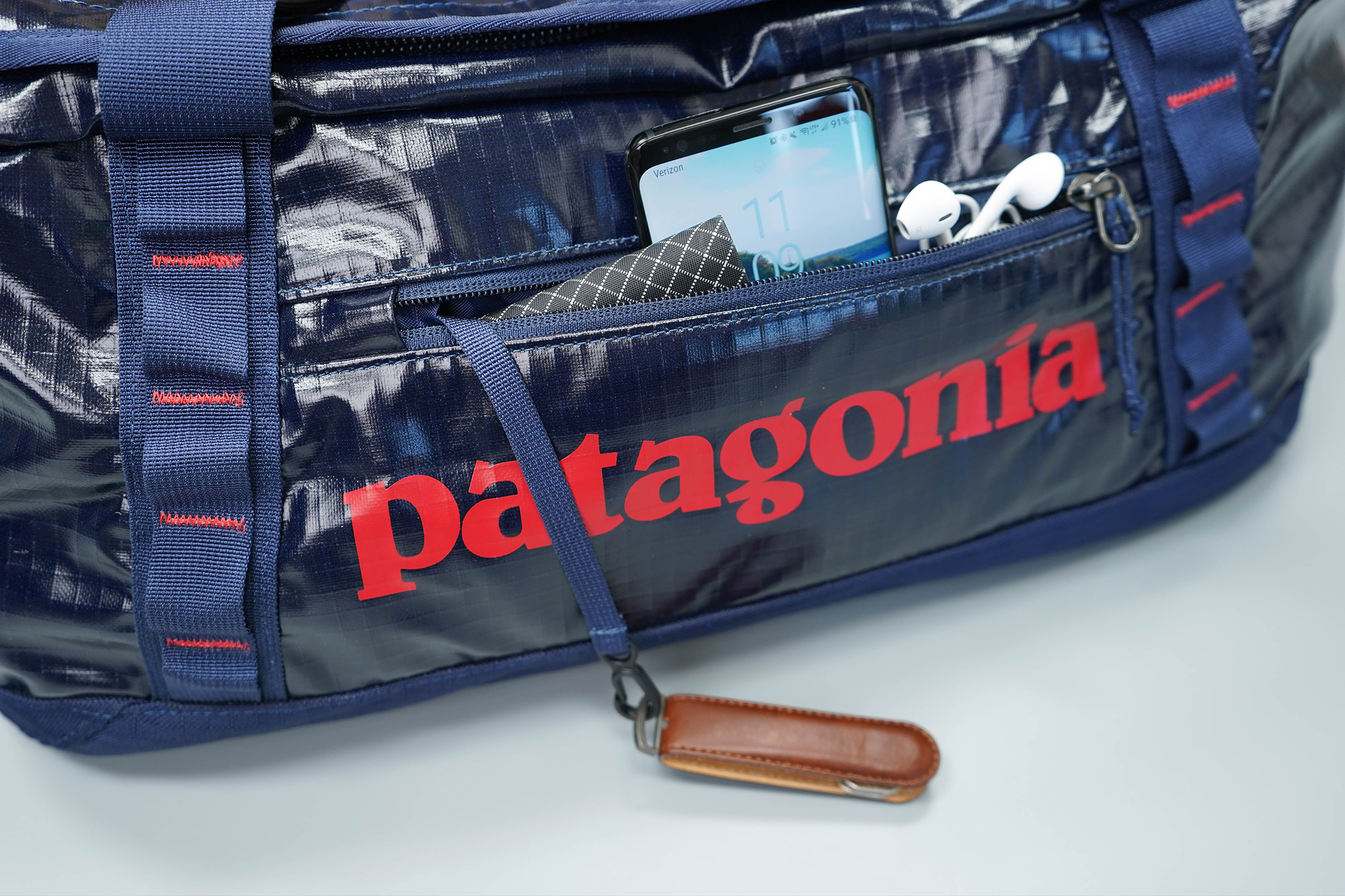 Patagonia Black Hole Duffel Bag 40L Front Pocket