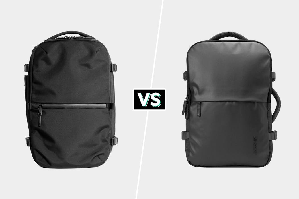 Aer Travel Pack 2 Vs Incase EO Travel Backpack Comparison