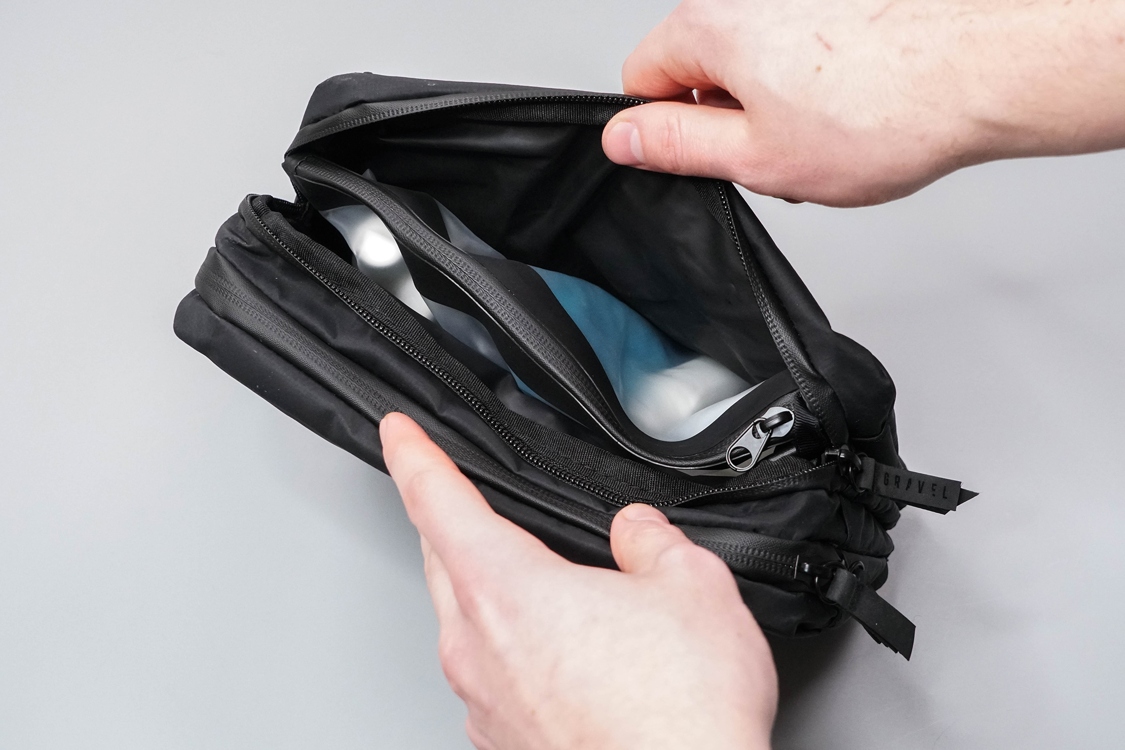 Gravel Explorer Plus Toiletry Bag Back Pocket