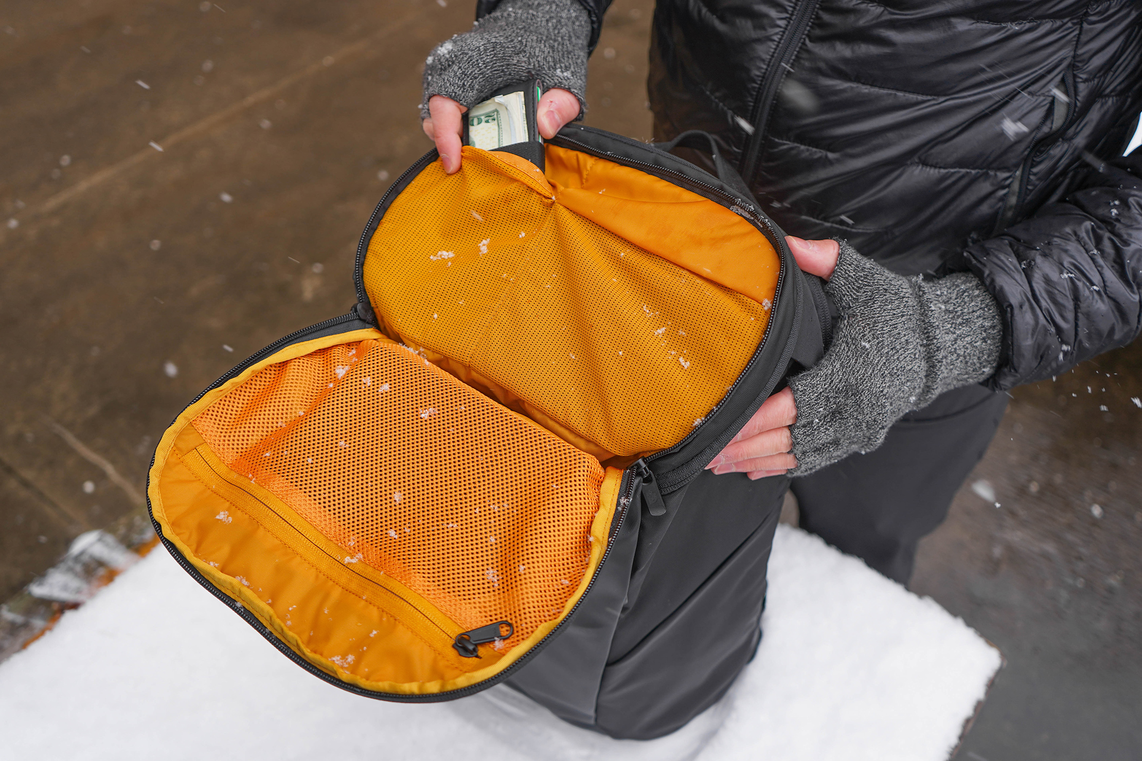 The North Face Kaban Backpack Quick-Grab Access