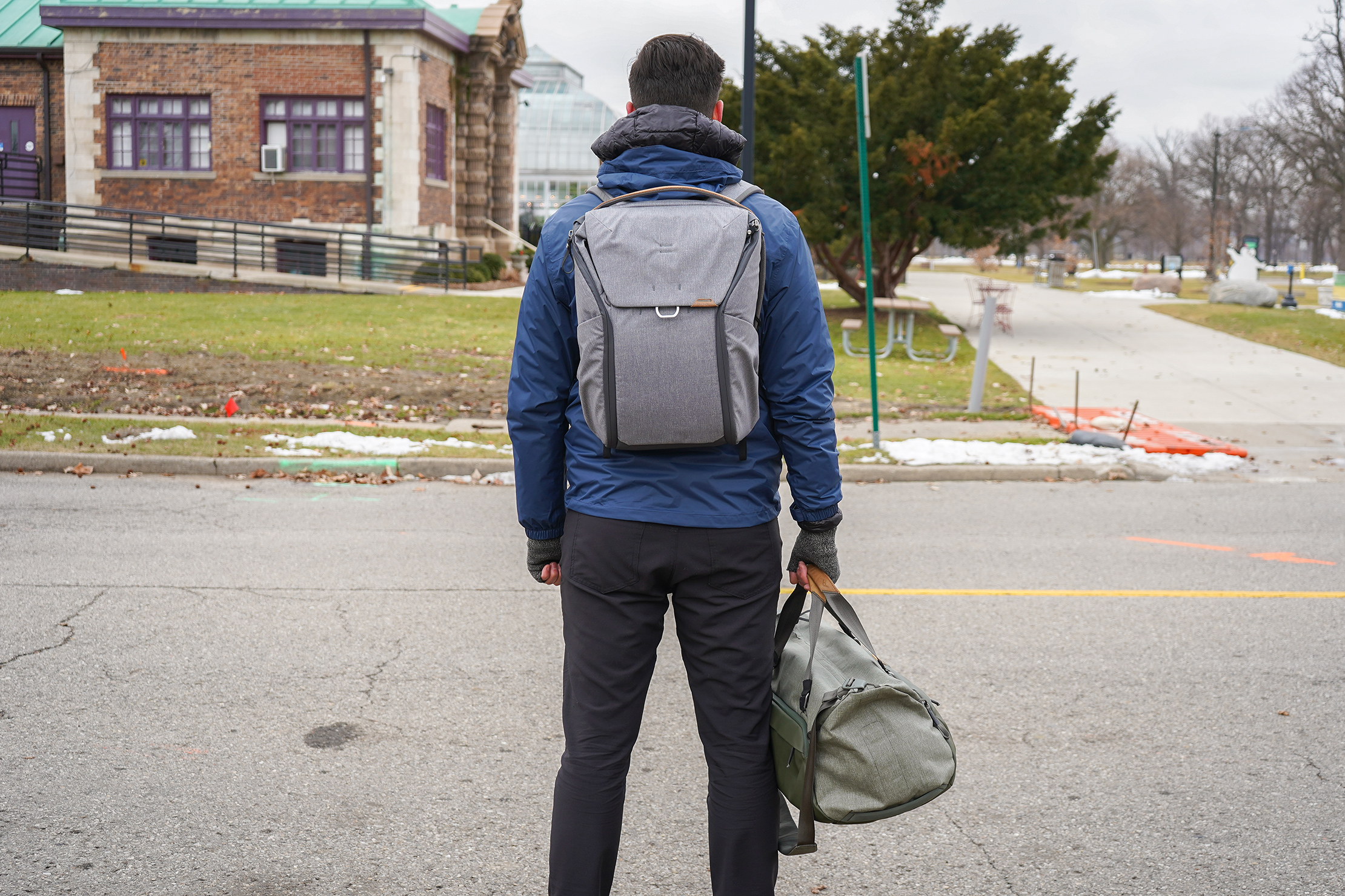 Duffel bag and backpack sale