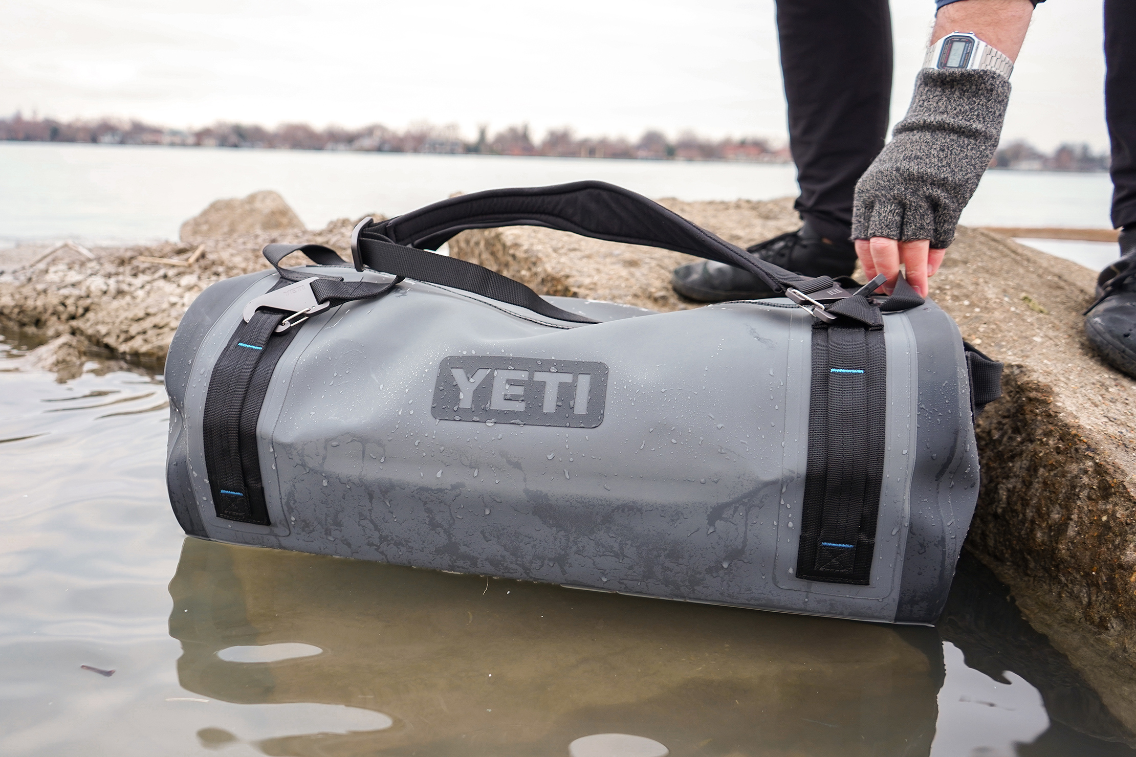 YETI Panga 50 Dry Duffel In The Water