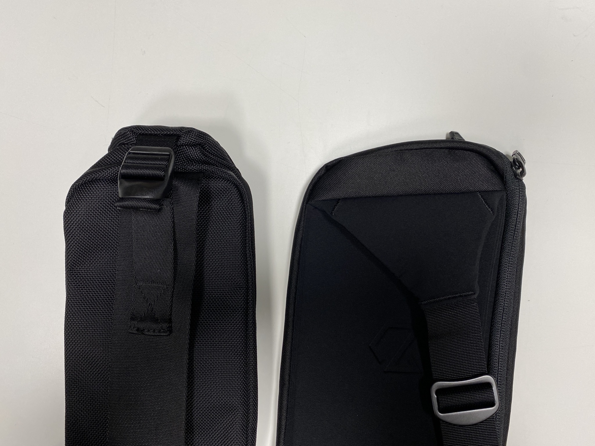 Sling with Adjustment Strap vs Minaal Crossbody Bag