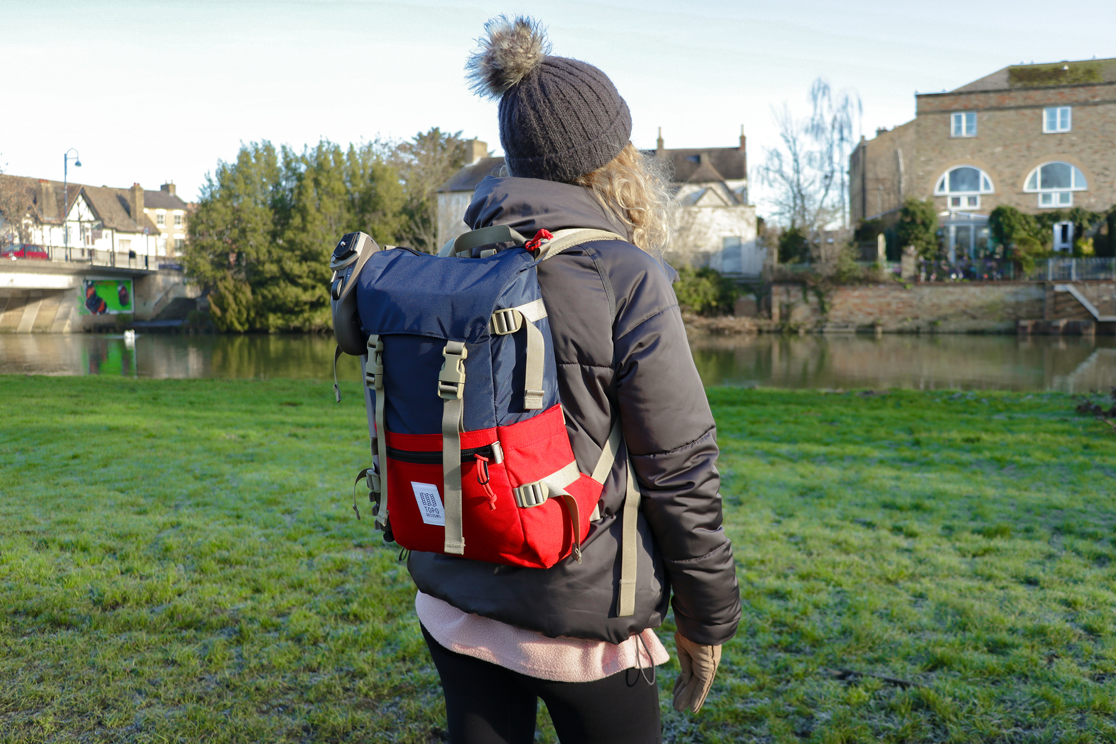 Topo Designs Rover Pack Classic | The two-tone design makes it pop out from the scenery