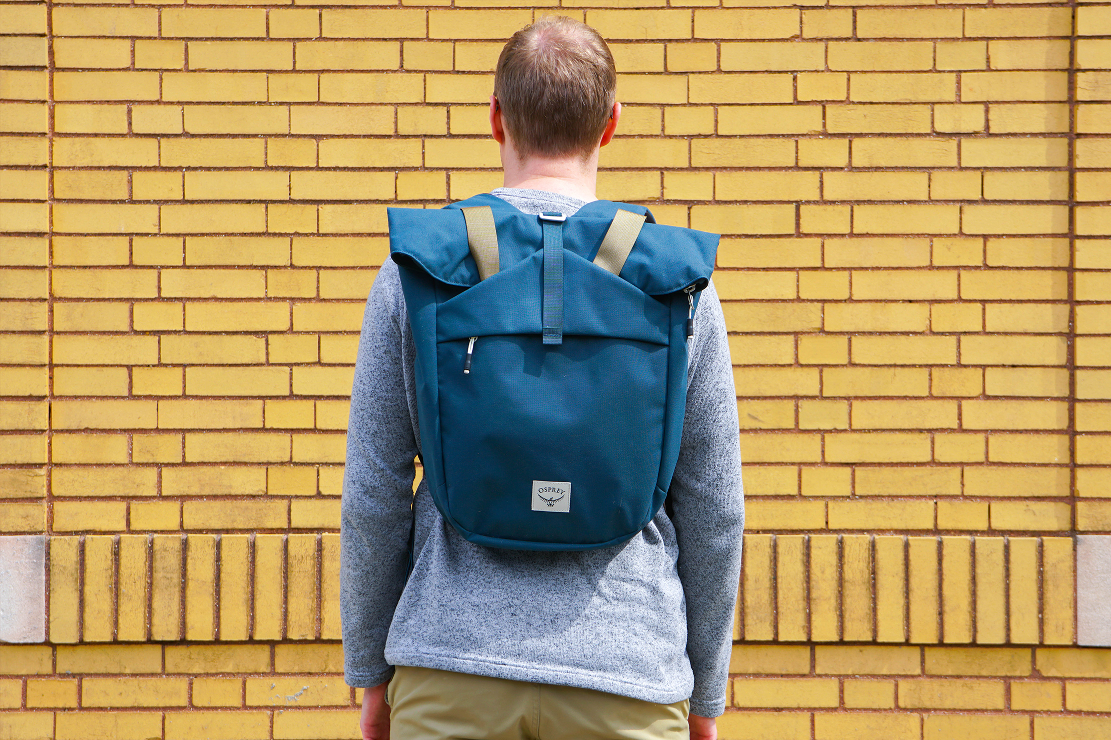 osprey yellow backpack