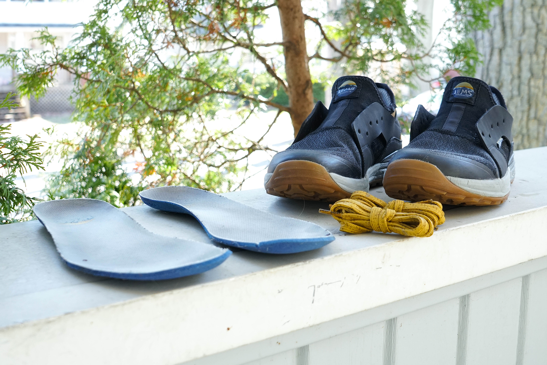 Taking Apart Shoes Before Washing