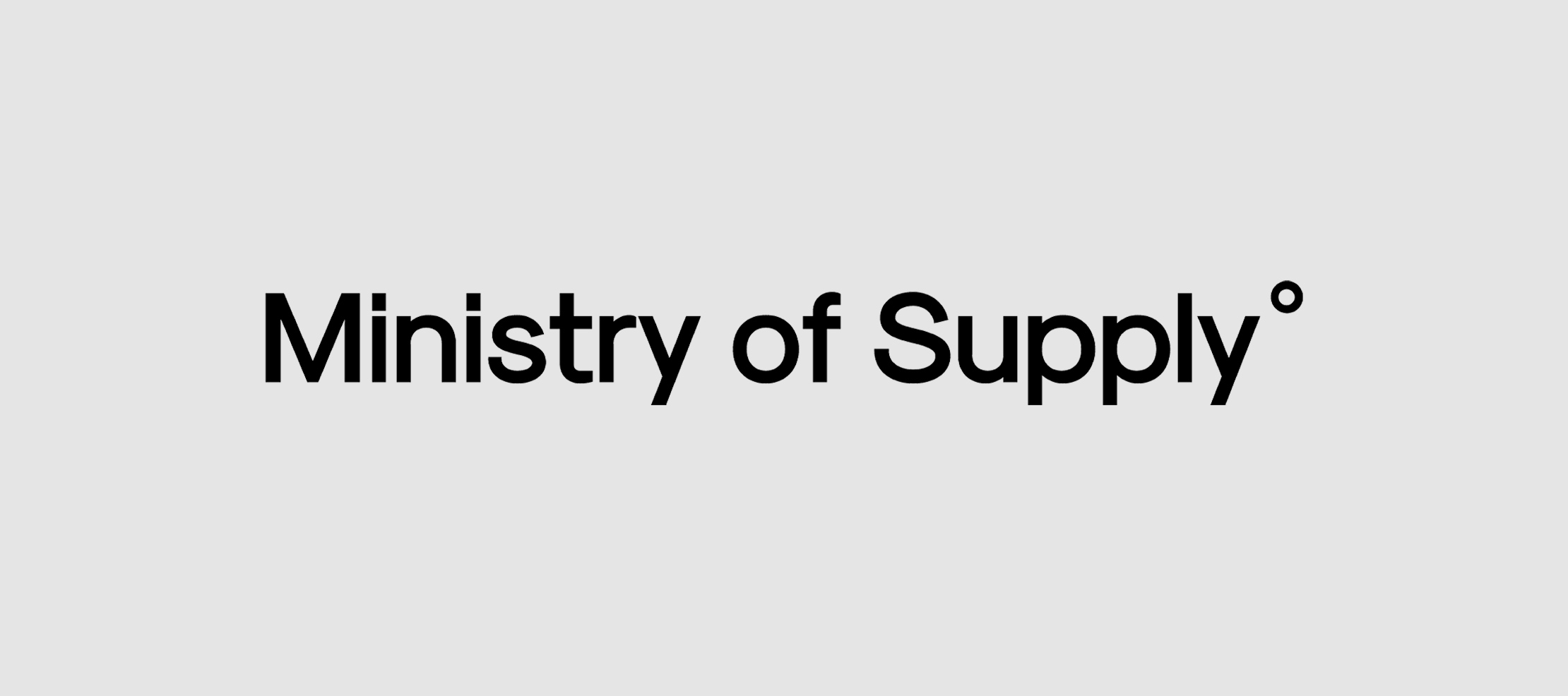 Ministry Of Supply Logo