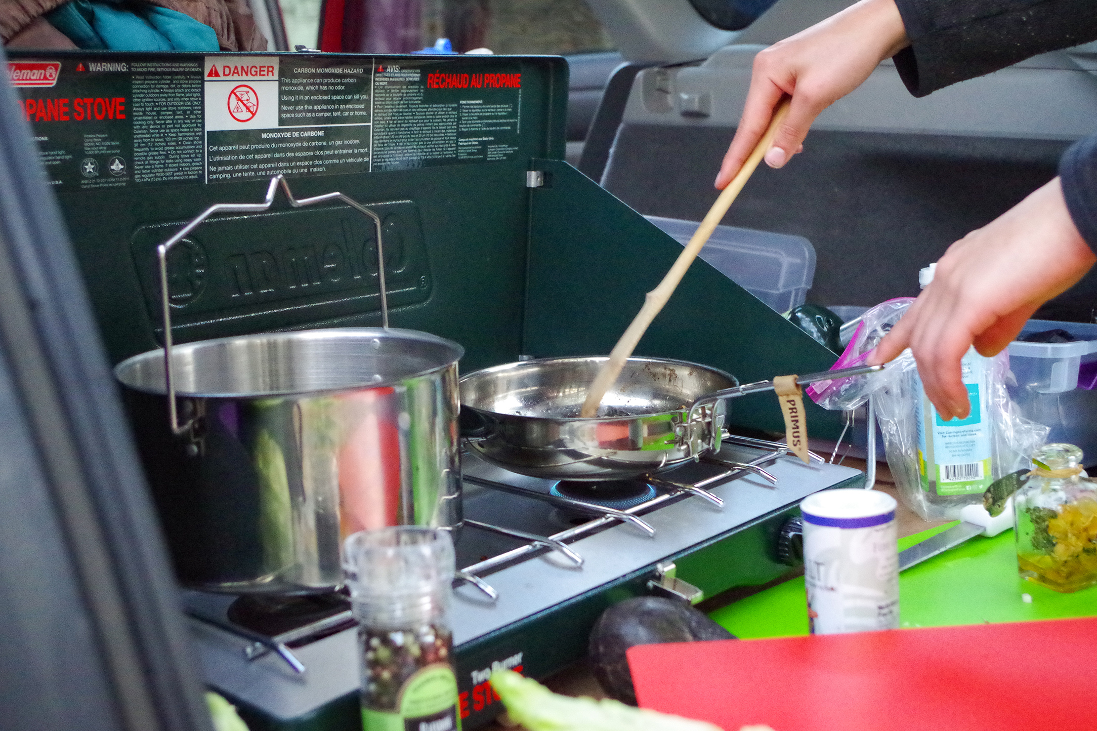 Cooking Out Of The Trunk Of A Car Road Trip Guide