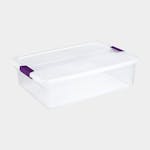 Sterilite 32qt Clear View Storage Bin with Latch