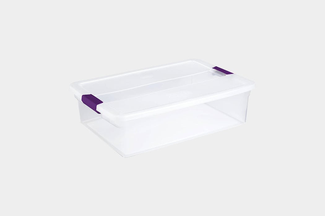 Sterilite 32qt Clear View Storage Bin with Latch