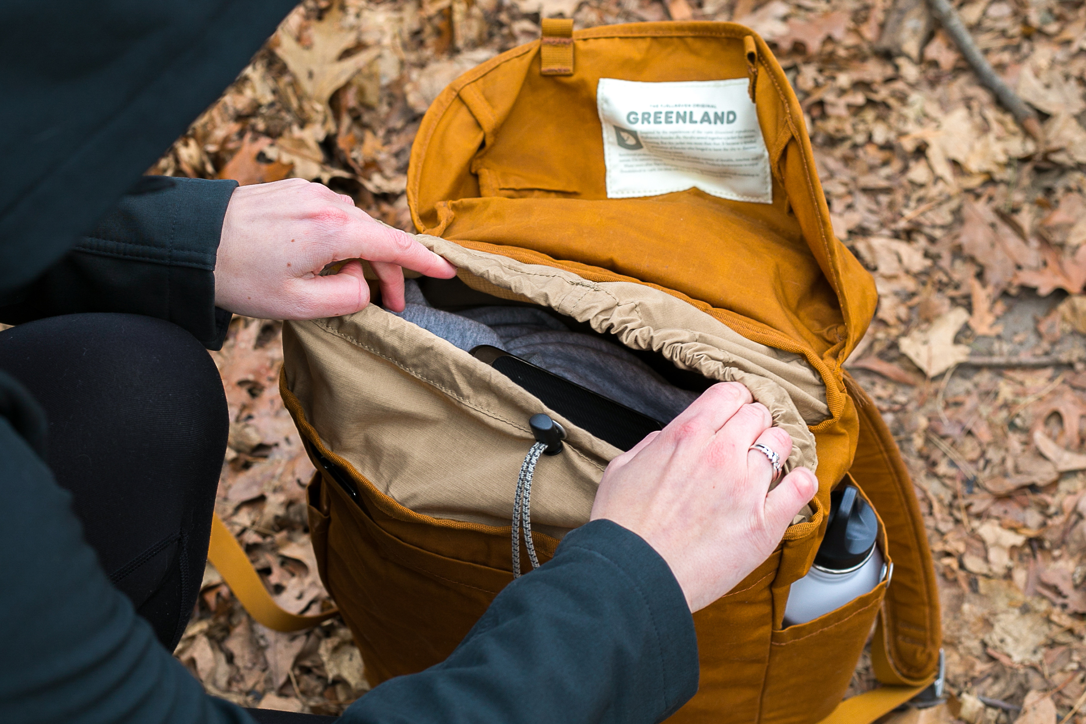 How to Wax a Canvas Backpack with Fjallraven Greenland Wax. 