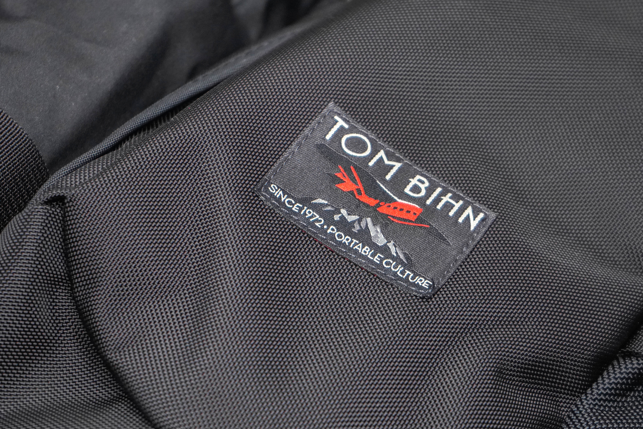 Tom Bihn Brain Bag Material and Logo