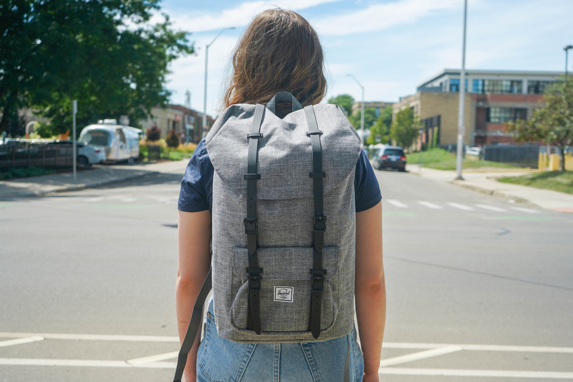 Mochila Herschel Little America Mid-Volume 17L Backpack Black