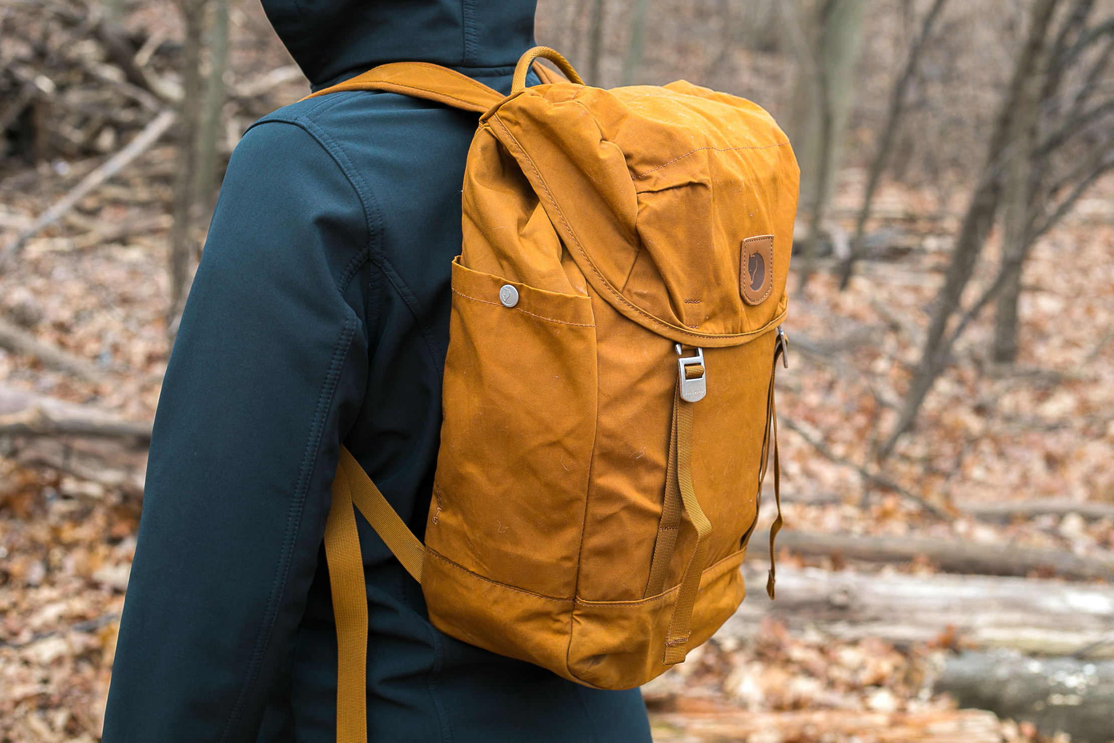 Fjallraven Greenland Top Backpack | Side View of Backpack