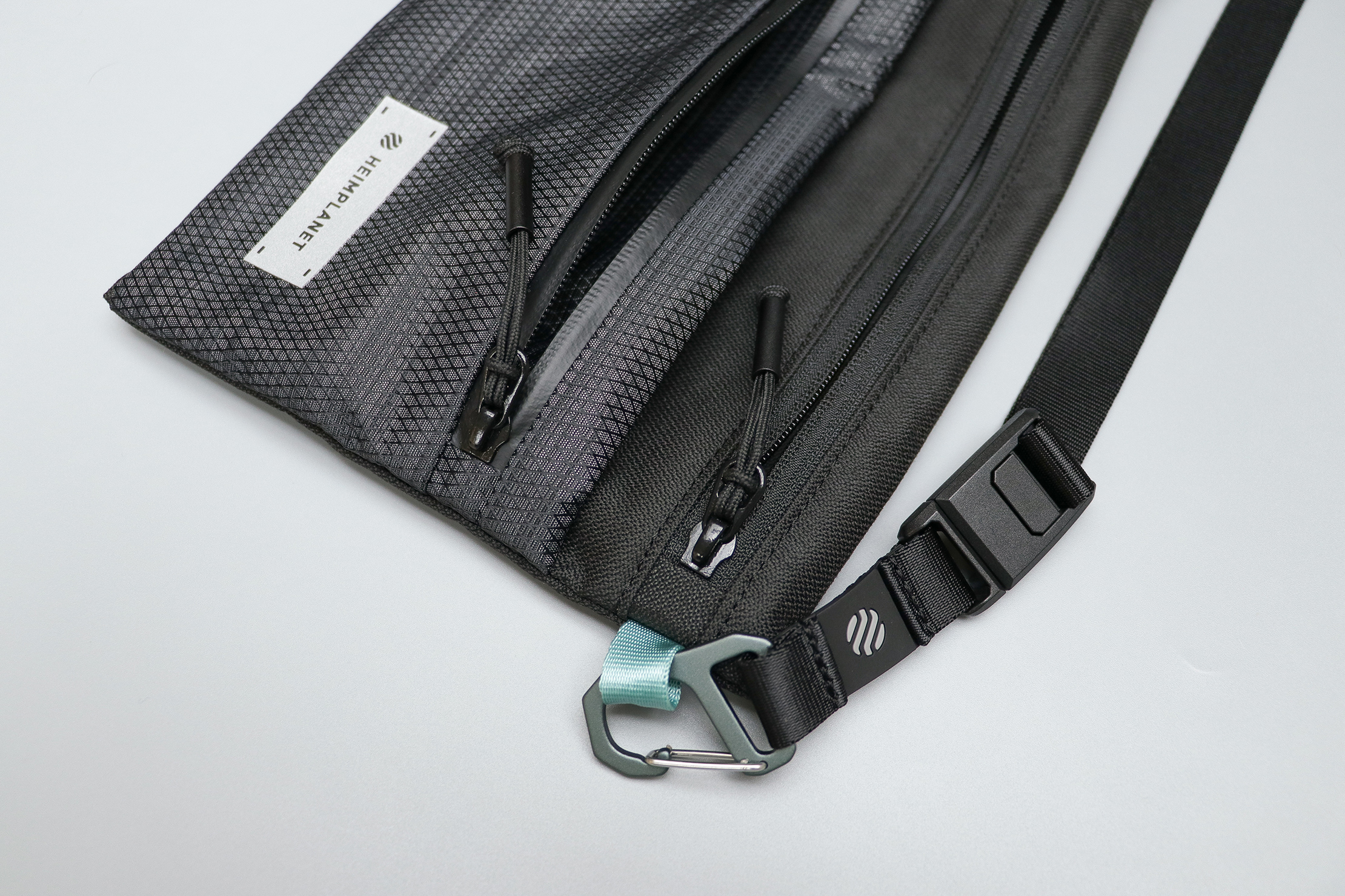 Heimplanet Neck Pouch A5 Zippers and Hardware