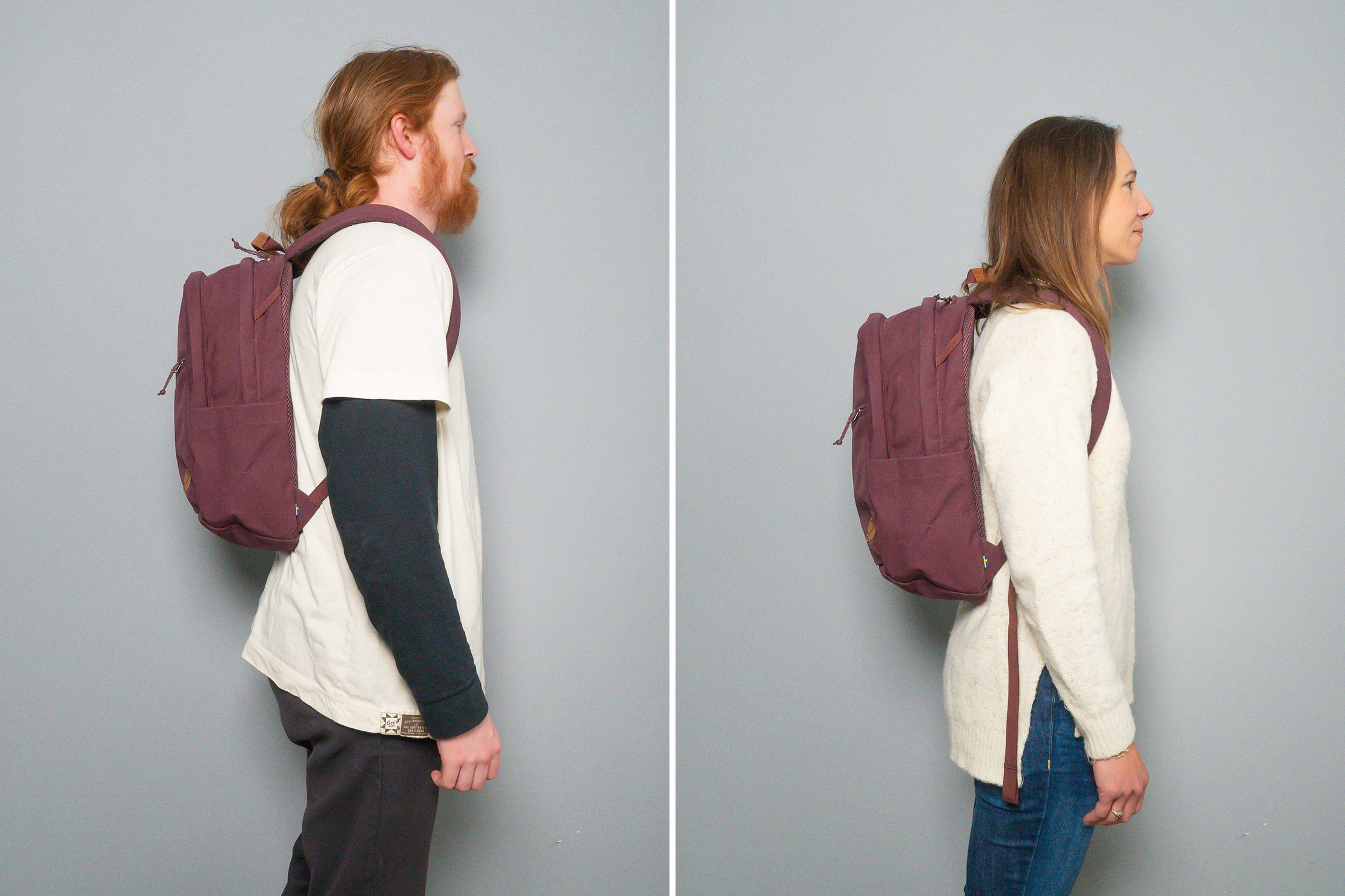 Fjallraven Raven 20L Backpack Side by Side