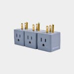 Cable Matters 3-Pack Grounded Power Cube