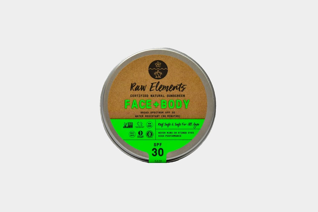 Raw Elements Face + Body Tin SPF 30 Sunscreen