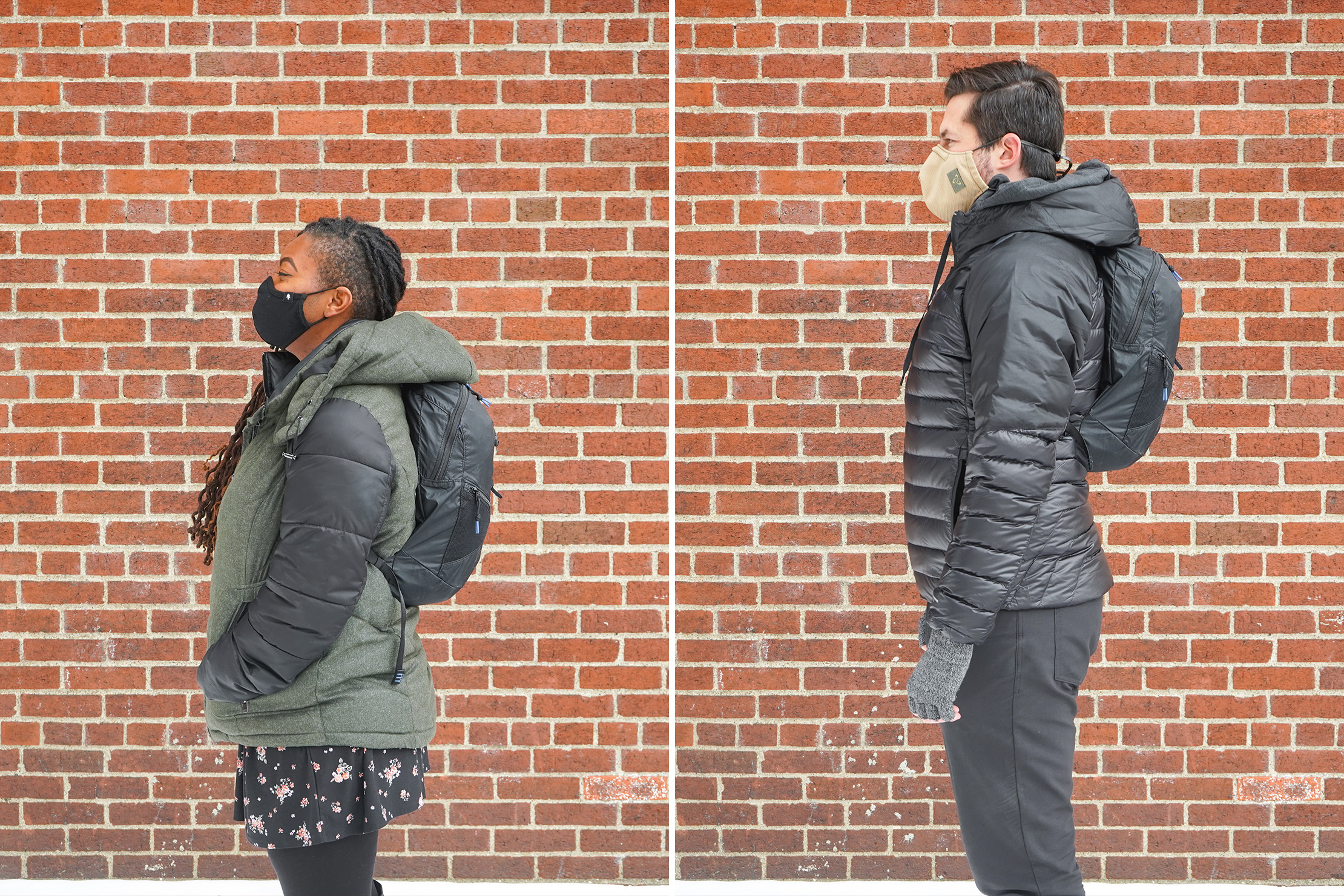 Sandqvist Erland Packable Ziptop Backpack | Male/Female Fit Photos